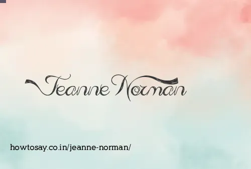 Jeanne Norman