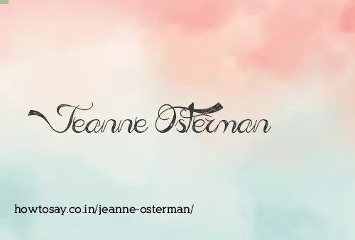 Jeanne Osterman