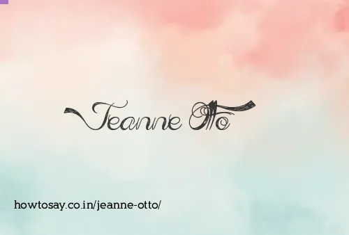 Jeanne Otto