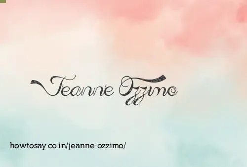 Jeanne Ozzimo