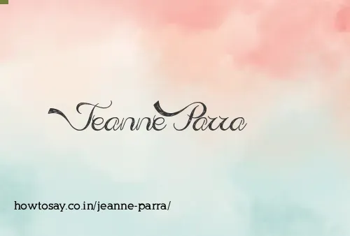 Jeanne Parra