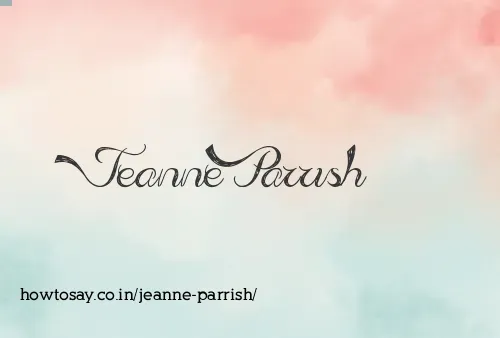 Jeanne Parrish