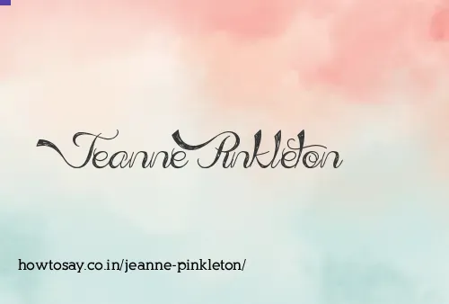 Jeanne Pinkleton
