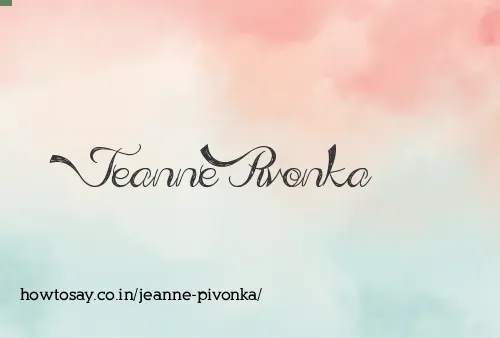 Jeanne Pivonka