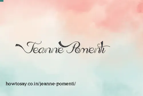 Jeanne Pomenti
