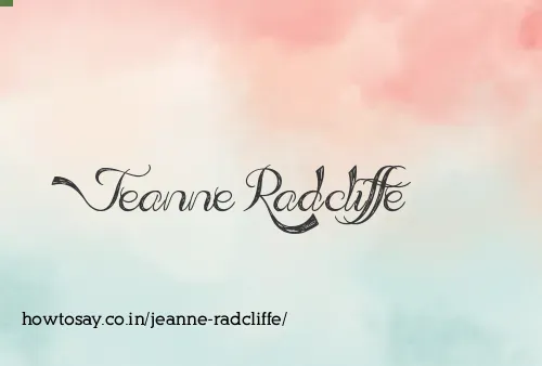 Jeanne Radcliffe