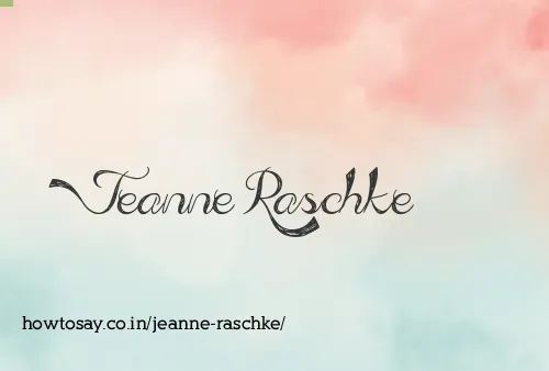 Jeanne Raschke