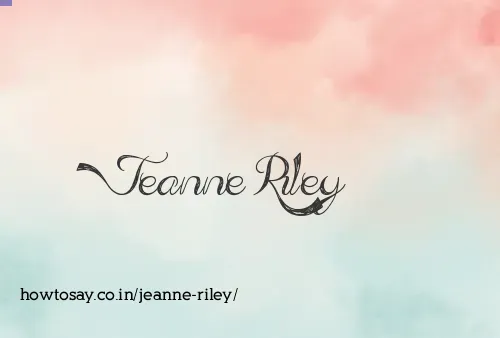 Jeanne Riley