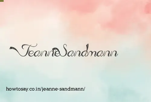 Jeanne Sandmann