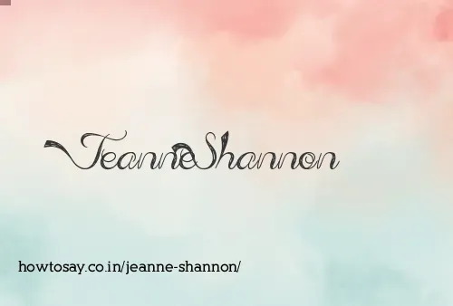 Jeanne Shannon