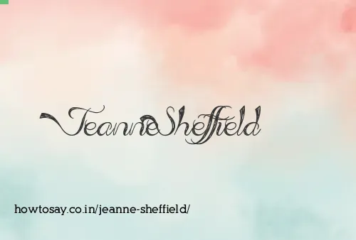 Jeanne Sheffield