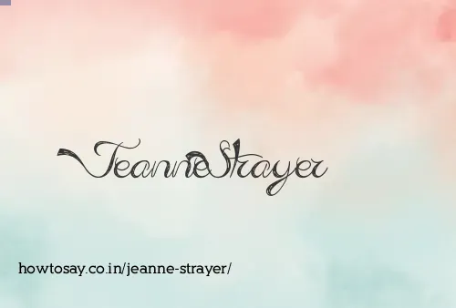 Jeanne Strayer