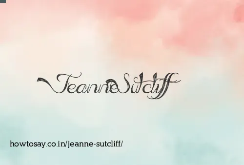 Jeanne Sutcliff