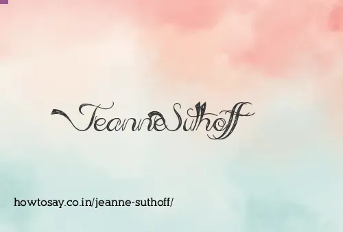 Jeanne Suthoff