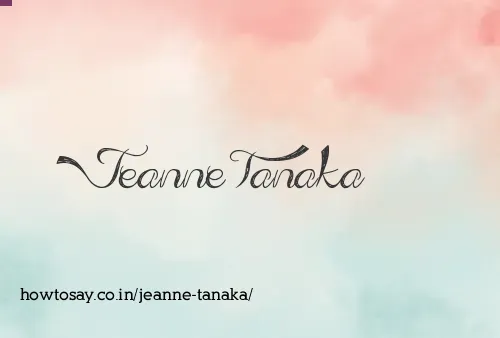 Jeanne Tanaka