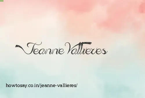 Jeanne Vallieres