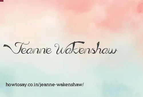 Jeanne Wakenshaw