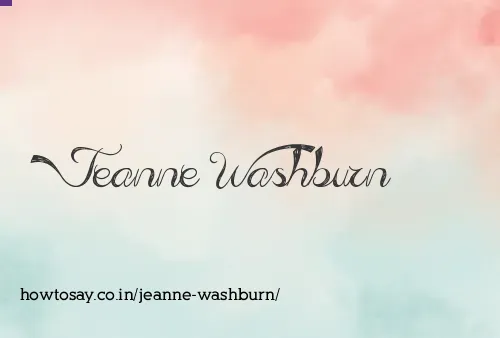 Jeanne Washburn