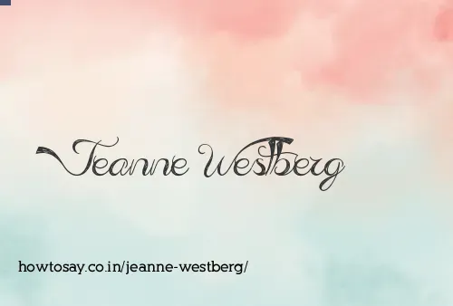 Jeanne Westberg
