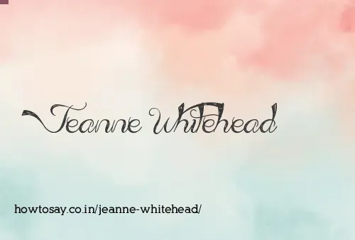 Jeanne Whitehead