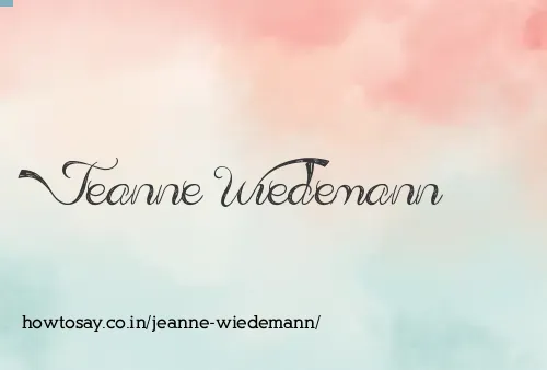 Jeanne Wiedemann