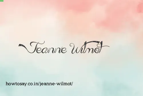 Jeanne Wilmot