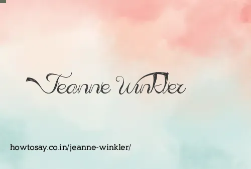 Jeanne Winkler
