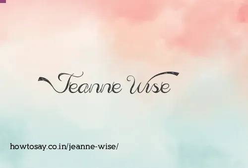 Jeanne Wise