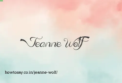 Jeanne Wolf