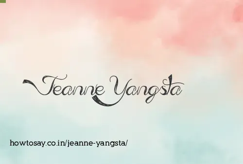 Jeanne Yangsta