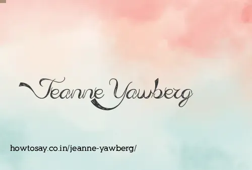 Jeanne Yawberg