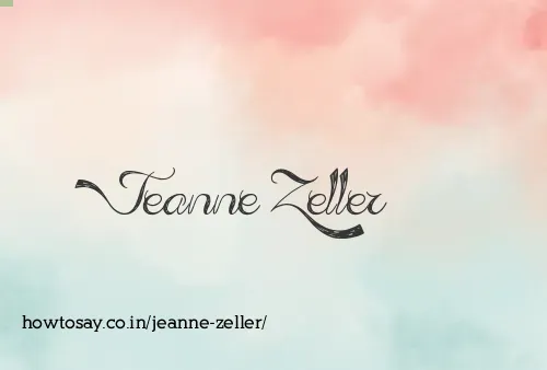 Jeanne Zeller