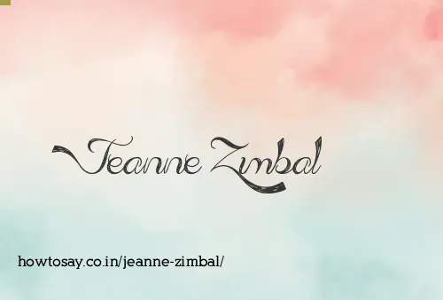 Jeanne Zimbal