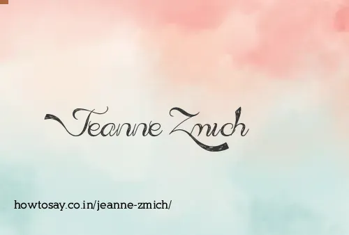 Jeanne Zmich