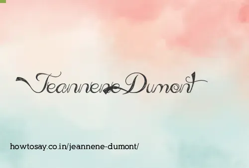 Jeannene Dumont