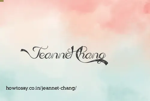 Jeannet Chang
