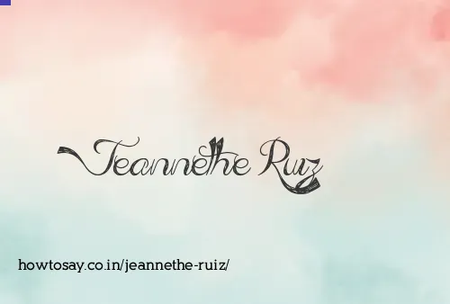 Jeannethe Ruiz