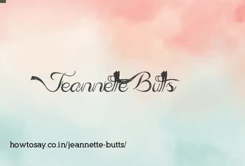 Jeannette Butts