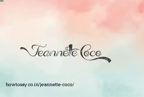 Jeannette Coco