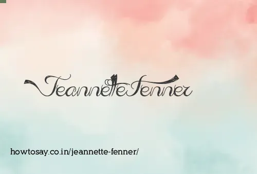 Jeannette Fenner