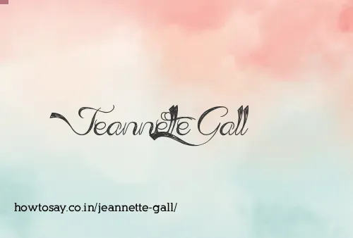 Jeannette Gall