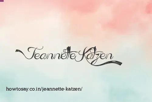 Jeannette Katzen