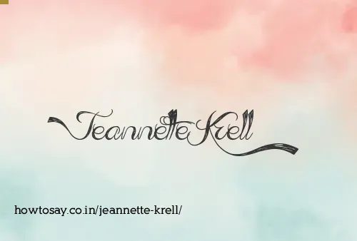Jeannette Krell
