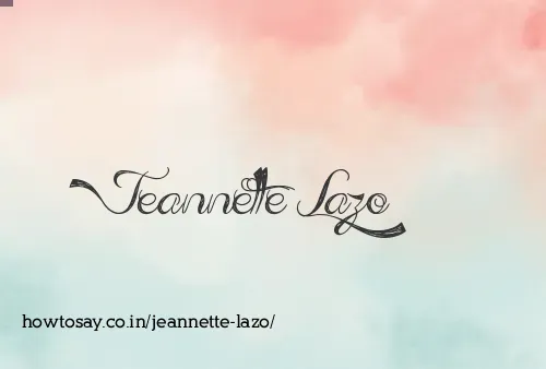 Jeannette Lazo
