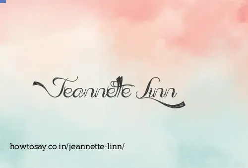 Jeannette Linn