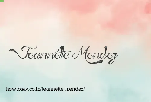 Jeannette Mendez