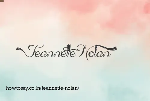Jeannette Nolan