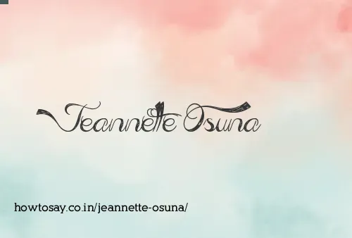 Jeannette Osuna