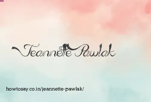 Jeannette Pawlak