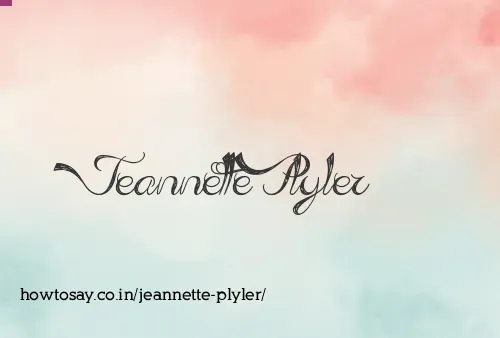 Jeannette Plyler